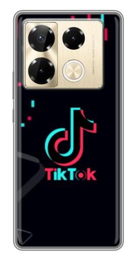Силиконовый чехол с изображением "Стиль TikTok" для Infinix Note 40 Pro