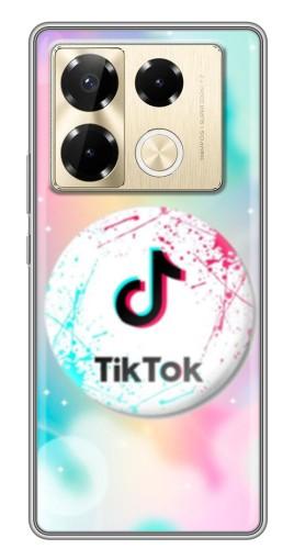 Чехол с принтом "TikTok принт" для Infinix Note 40 Pro