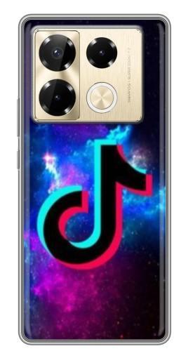 Чехол с картинкой "ТикТок в космосе" для Infinix Note 40 Pro