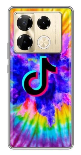 Чехол с картинкой "TikTok в красках" для Infinix Note 40 Pro