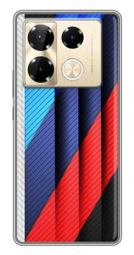 Чехол с печатью "Цвета лого БМВ" для Infinix Note 40 Pro