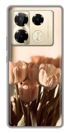 Чехол с принтом "Тюльпаны на солнце" для Infinix Note 40 Pro