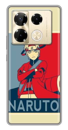 Чехол с картинкой "Удзумаки Naruto" для Infinix Note 40 Pro