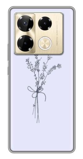 Чехол с картинкой "Веточки лаванды" для Infinix Note 40 Pro
