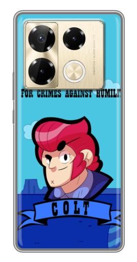 Чехол с картинкой "WANTED COLT" для Infinix Note 40 Pro