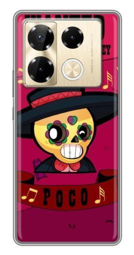 Чехол с принтом "WANTED POCO" для Infinix Note 40 Pro