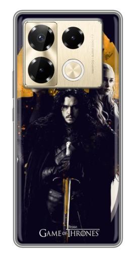 Чехол с печатью "Winter Coming" для Infinix Note 40 Pro