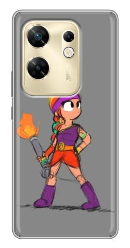 Силиконовый чехол с изображением "Amber с факелом" для Infinix Zero 30