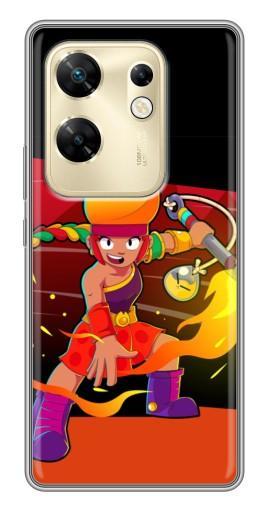 Силиконовый чехол с изображением "Амбер в дуэли" для Infinix Zero 30