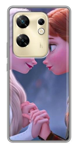 Чехол с принтом "Анна и Ельза" для Infinix Zero 30