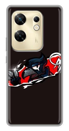 Чехол с печатью "Ассасин Ворон" для Infinix Zero 30