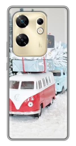 Чехол с печатью "Автобус с подарками" для Infinix Zero 30