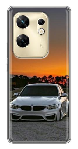 Чехол с принтом "BMW белая" для Infinix Zero 30