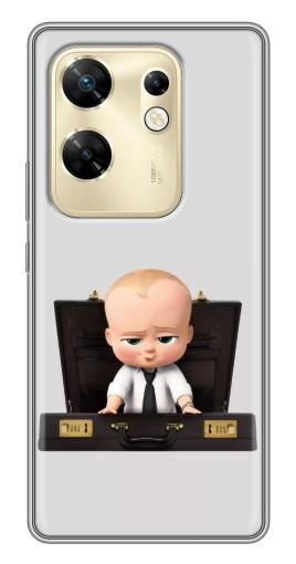 Чехол с принтом "Босс с чемоданом" для Infinix Zero 30