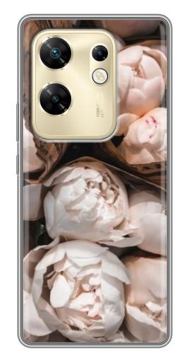 Чехол с принтом "Букет пионов" для Infinix Zero 30