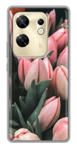 Чехол с печатью "Букет тюльпанов" для Infinix Zero 30