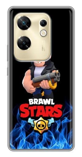 Чехол с принтом "Булл в огне" для Infinix Zero 30