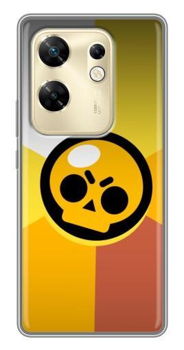 Чехол с принтом "Череп Бравл Старс" для Infinix Zero 30