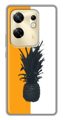 Силиконовый чехол с изображением "Черный Ананас" для Infinix Zero 30
