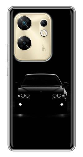 Чехол с картинкой "Черный бумер" для Infinix Zero 30