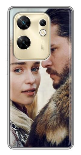 Чехол с печатью "Дейнерис и Сноу" для Infinix Zero 30