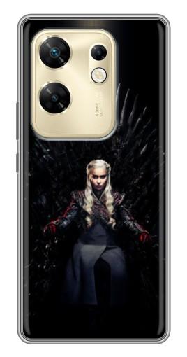 Чехол с картинкой "Дейнерис на троне" для Infinix Zero 30