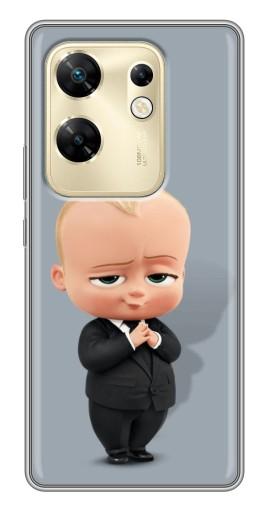 Чехол с картинкой "Деловой ребенок" для Infinix Zero 30