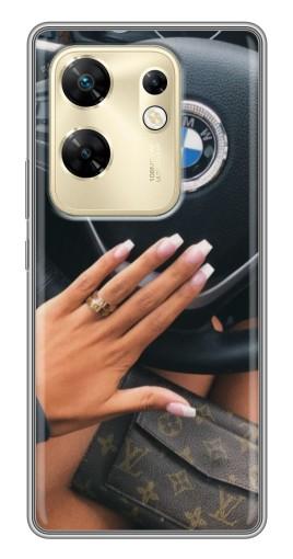 Чехол с печатью "Девушка в БМВ" для Infinix Zero 30