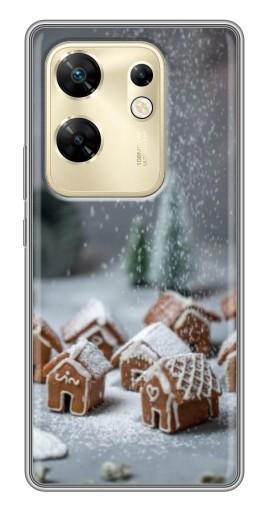 Чехол с картинкой "Домики из пряников" для Infinix Zero 30