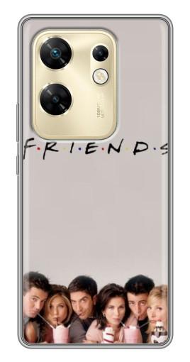 Силиконовый чехол с изображением "Друзья первый сезон" для Infinix Zero 30
