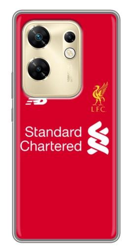 Чехол с картинкой "Форма Liverpool" для Infinix Zero 30
