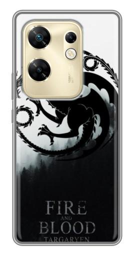 Чехол с печатью "Герб Таргариенов" для Infinix Zero 30
