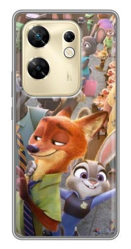 Чехол с картинкой "Герои Зверополис" для Infinix Zero 30