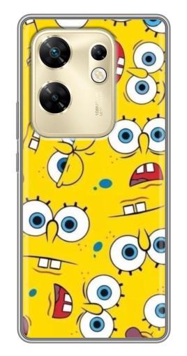Чехол с принтом "Глаза Спанч-Боба" для Infinix Zero 30