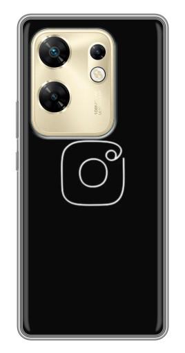 Чехол с принтом "Инстаграм" для Infinix Zero 30