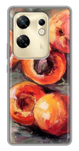 Чехол с печатью "Картина персики" для Infinix Zero 30