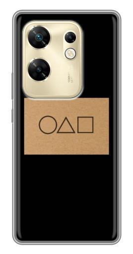 Чехол с печатью "Карточка Кальмара" для Infinix Zero 30