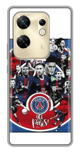 Чехол с картинкой "Команда PSG" для Infinix Zero 30