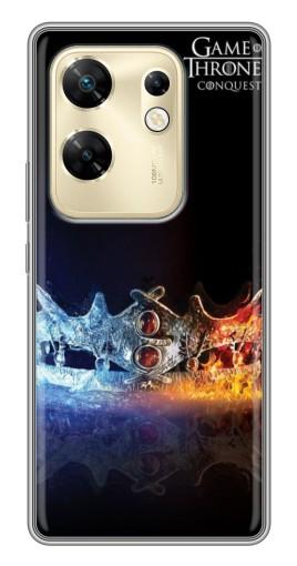Силиконовый чехол с изображением "Корона" для Infinix Zero 30