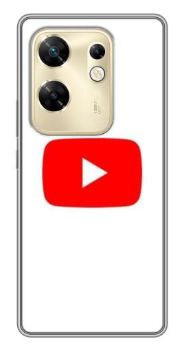 Чехол с печатью "Красная кнопка" для Infinix Zero 30