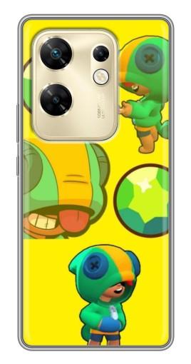 Чехол с печатью "Кристалл и Леон" для Infinix Zero 30