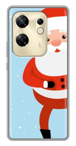 Чехол с принтом "Крутой Дед Мороз" для Infinix Zero 30