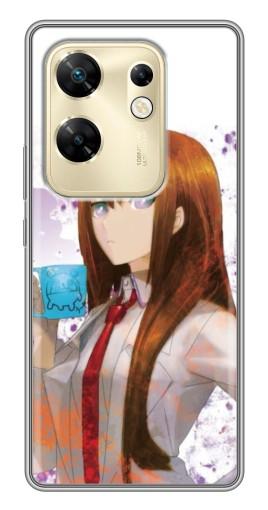 Чехол с картинкой "Курису с чашкой" для Infinix Zero 30