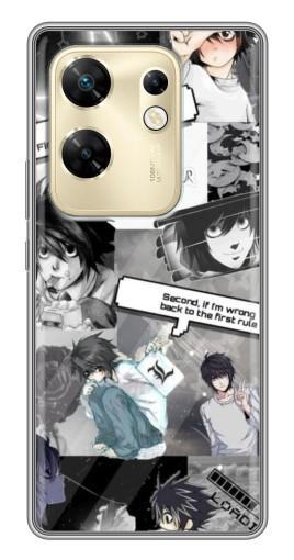 Силиконовый чехол с изображением "L - Death note" для Infinix Zero 30
