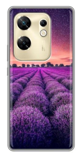 Чехол с принтом "Лавандовое поле" для Infinix Zero 30