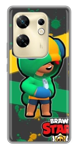 Силиконовый чехол с изображением "Leon Brawl Stars" для Infinix Zero 30