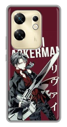 Силиконовый чехол с изображением "levi Ackerman" для Infinix Zero 30