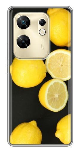 Силиконовый чехол с изображением "Лимонный стиль" для Infinix Zero 30