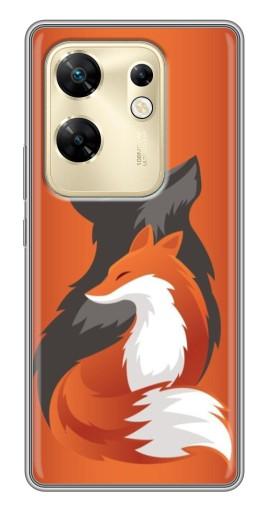 Чехол с печатью "Лиса ART" для Infinix Zero 30