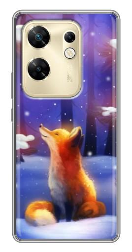 Силиконовый чехол с изображением "Лисичка в лесу" для Infinix Zero 30